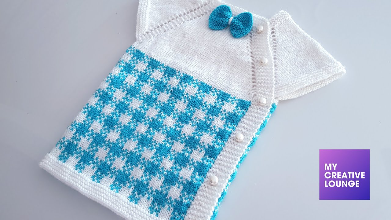 Vest/Half sleeves sweater for one year's old baby - In Hindi - My Creative Lounge