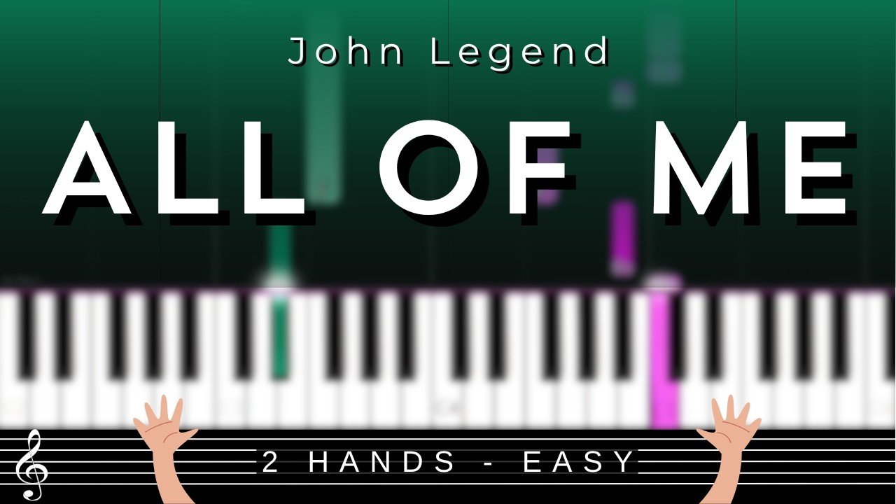 🎹 All of Me by John Legend – Easy Piano Tutorial + Sheet Music