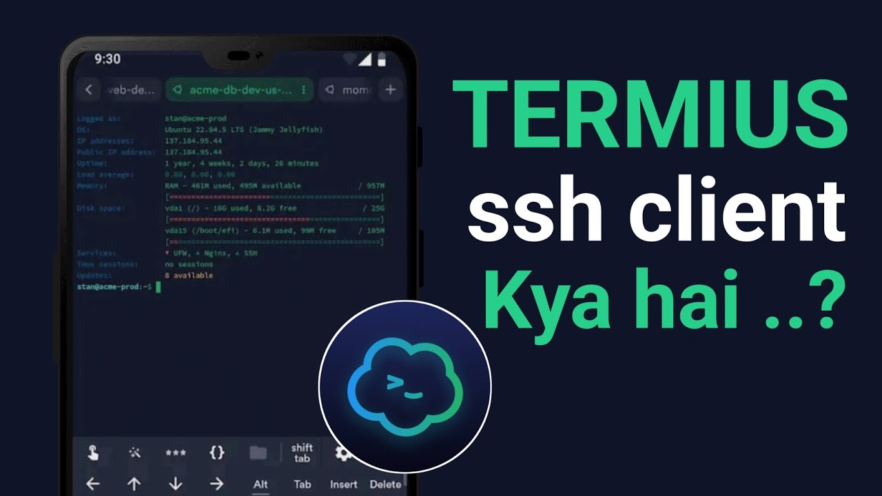 Termius SSH Client Kya Hai | Modern SSH App Review | Termius Tutorial