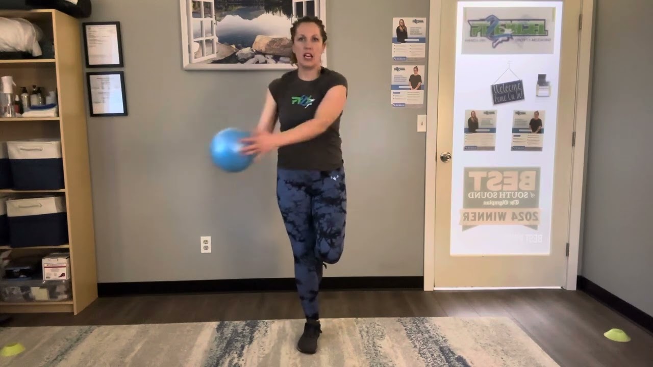 2025 Far Post S&C Workout 1: Single Leg Stance with Ball Twist