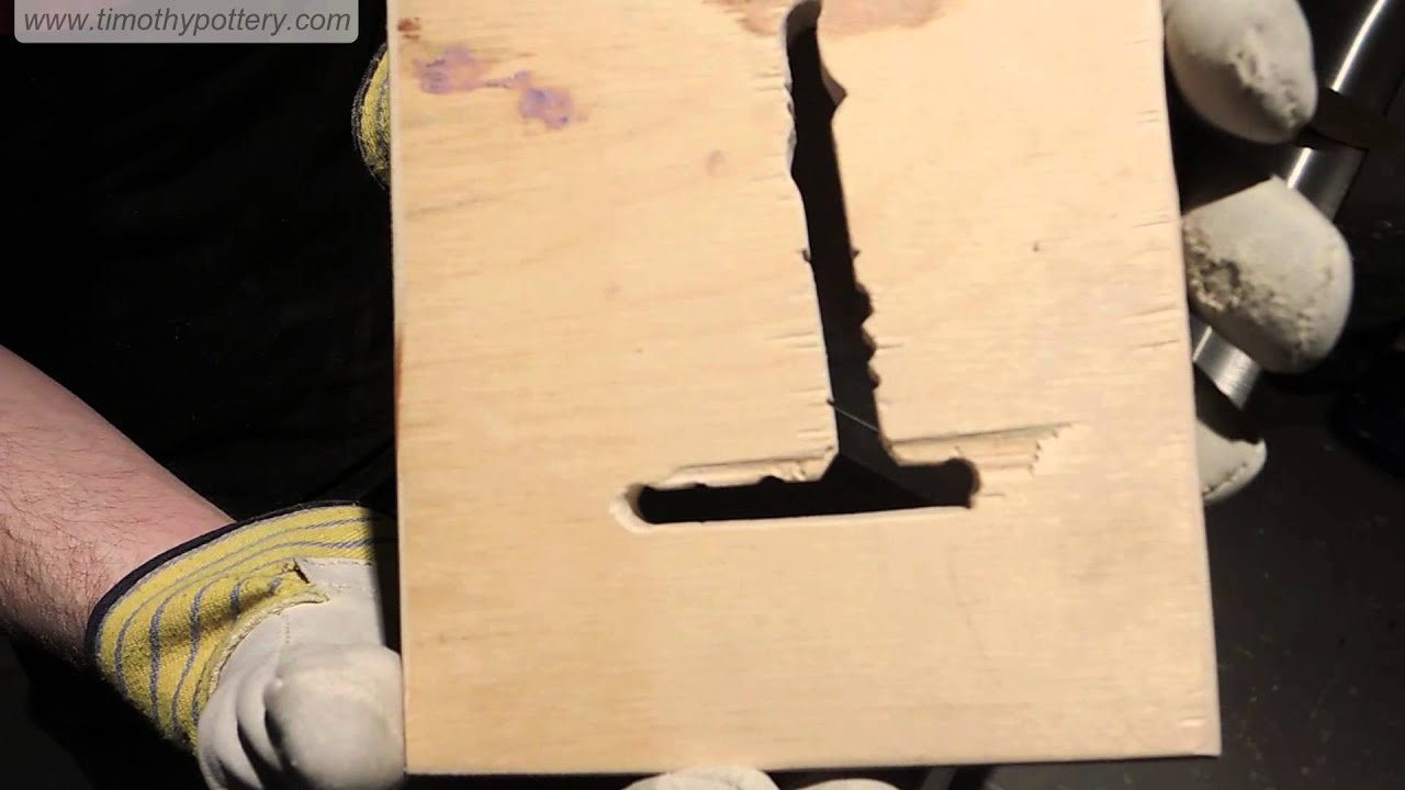 Timothy Pottery Clay Extruder Die Making