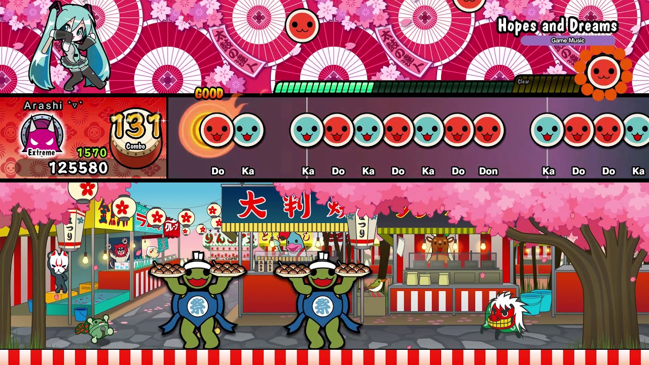 Hopes and Dreams (Extreme - Pacifist Route Easter Egg) || Taiko no Tatsujin - Drum n' Fun!