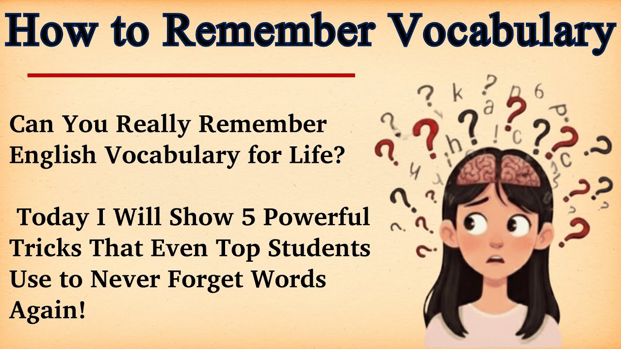 5 Powerful Tricks to Remember English Vocabulary for Life 🔥 | Improve Your English ✅| Graded Reader