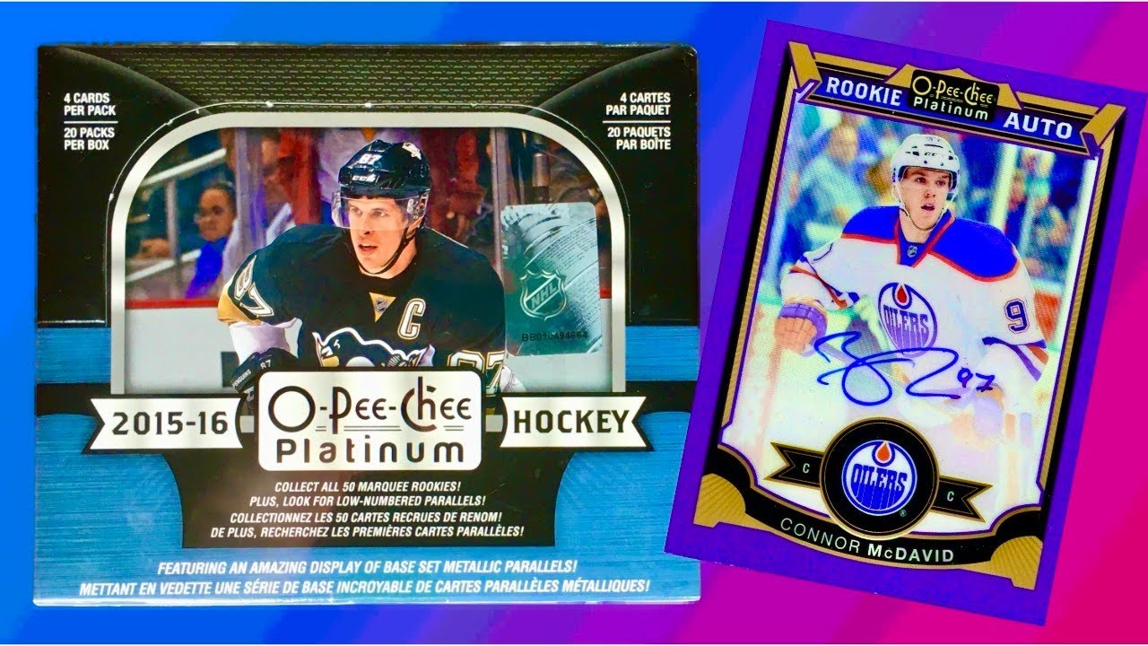 8 BOXES AND $4000 LATER.... 2015-16 O-Pee-Chee Platinum Hockey Hobby Box Break