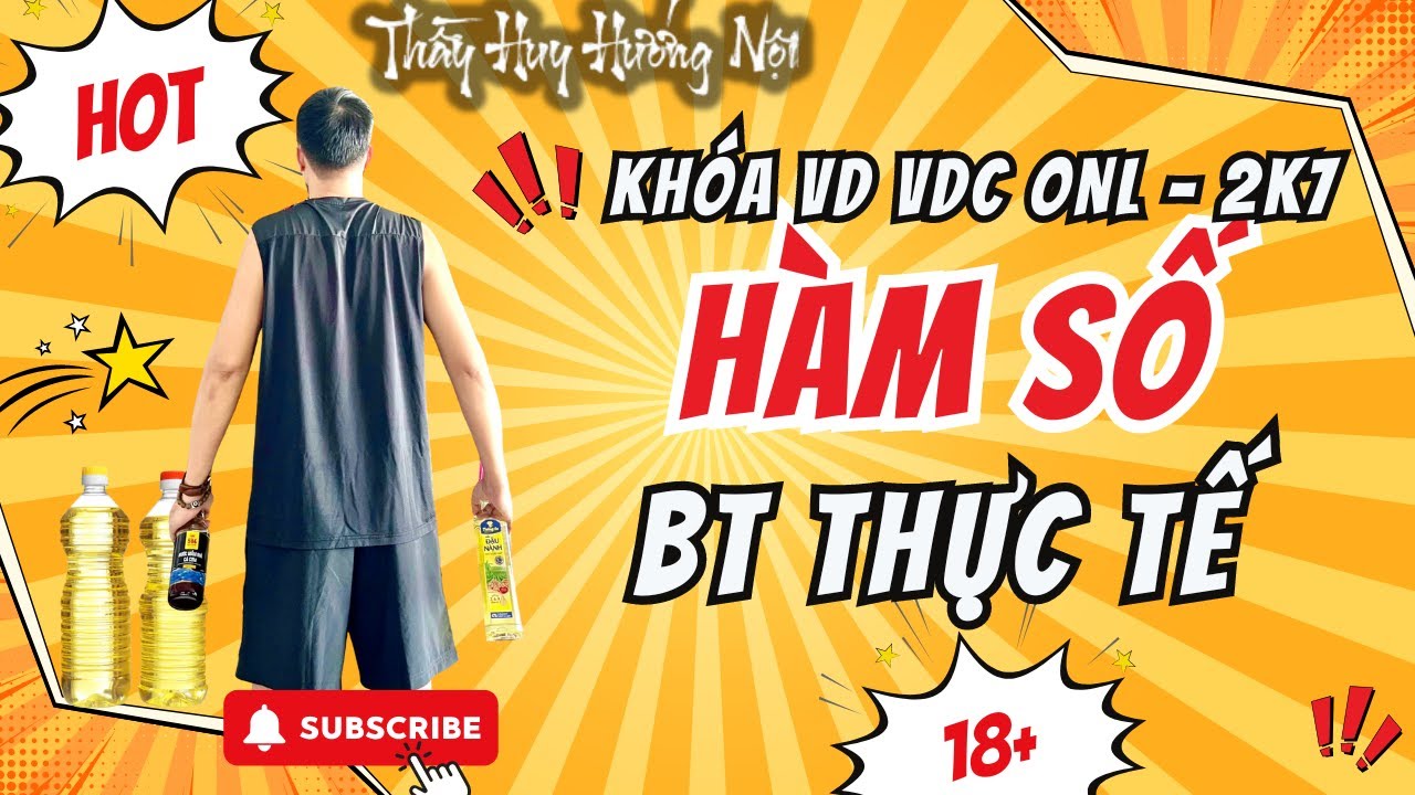 HÀM SỐ VDC - BÀI TOÁN THỰC THẾ - B02 (DẠNG 3 -4)