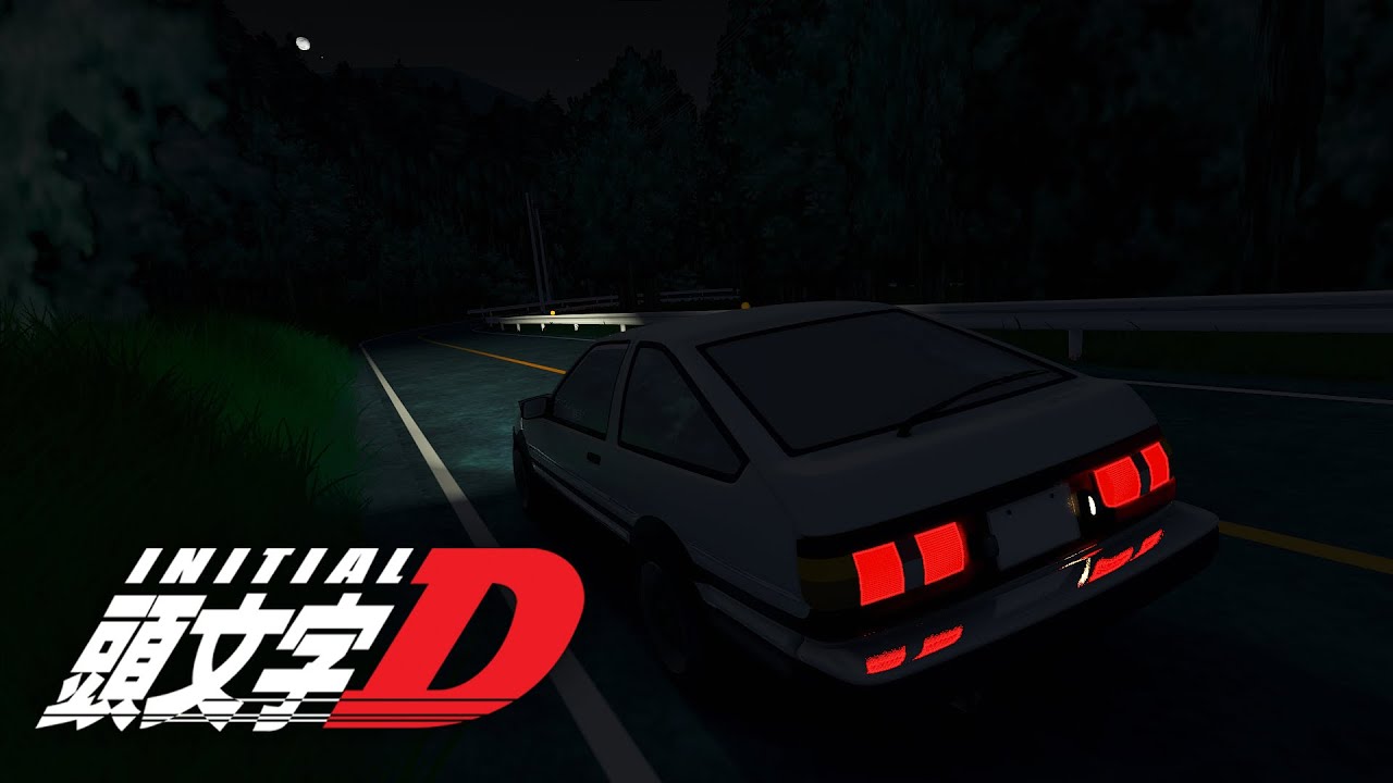 Initial D First Stage opening scene recreated in Assetto Corsa