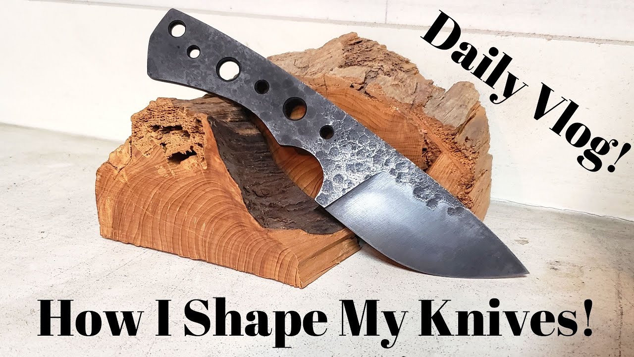 How I Shape my Knives | Knife Making