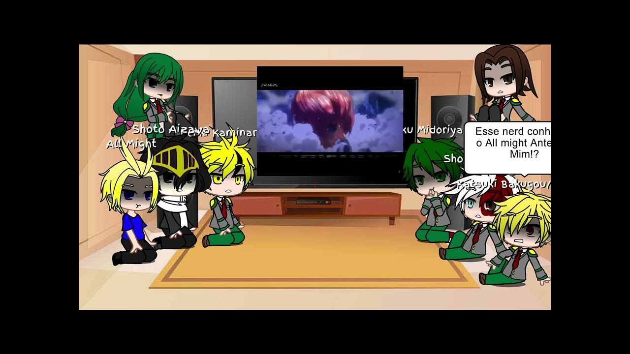 Turma 1.a Reagindo ao rap do midoriya (100%  One for All) (Anna_Love_)