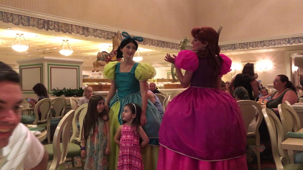 Amber and Alyssa meet Cinderella's step sisters