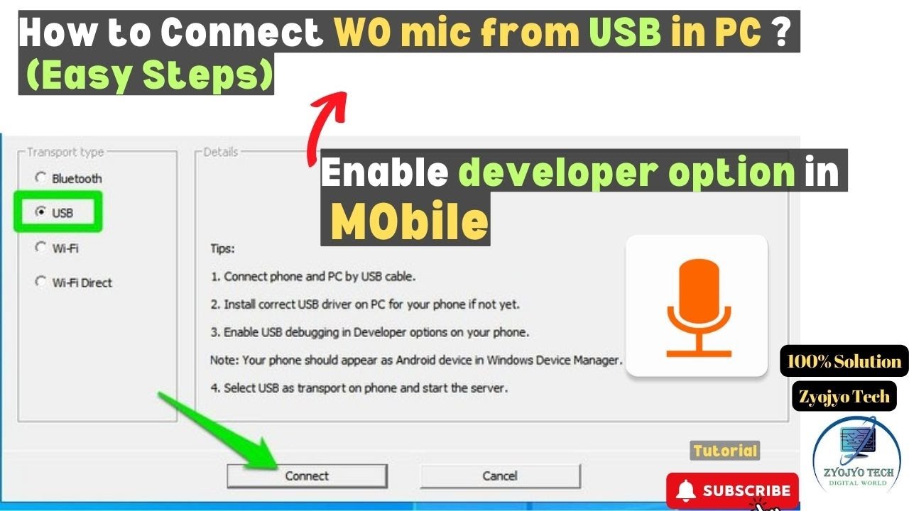 How To Fix Wo Mic Usb Problem no device is detected on usb ports | solved wo mic usb problem