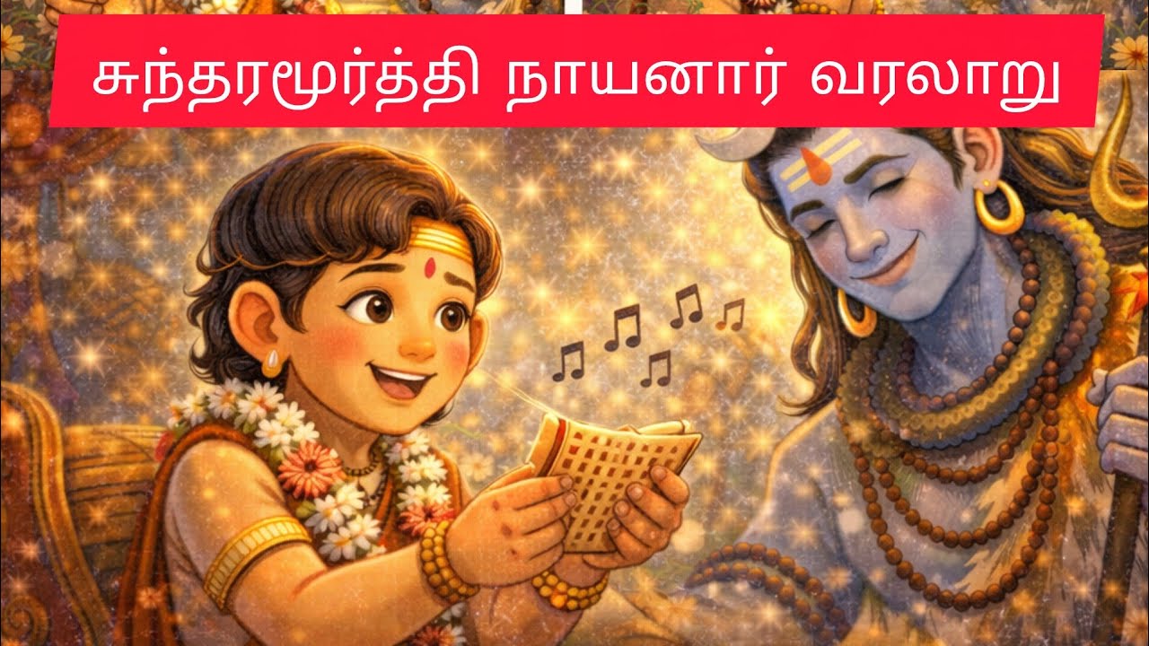 சுந்தரமூர்த்தி நாயனார் சிவனின் நண்பன் - sundaramoorthy nayanar sivanin nanban