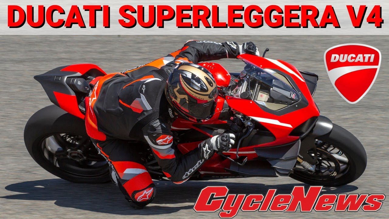 Обзор трекового теста Ducati Superleggera V4 — Cycle News