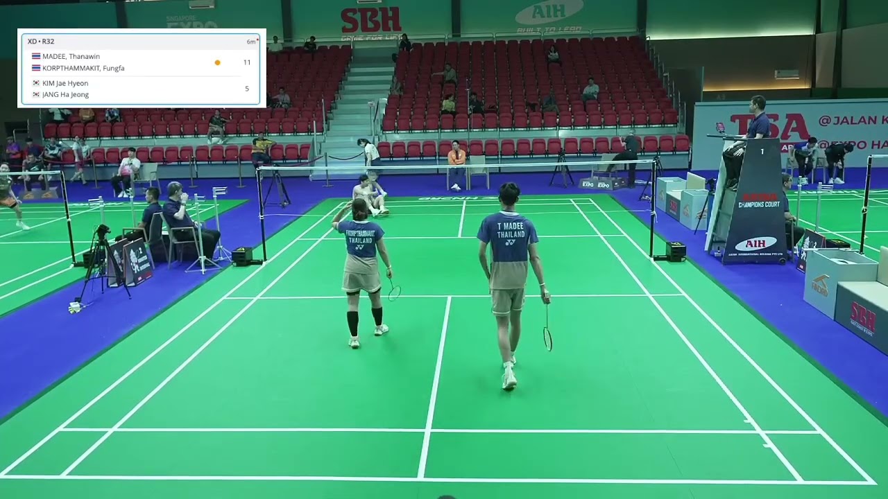 ต้น /ตุ้ง vs Korea  Singapore IC 2026