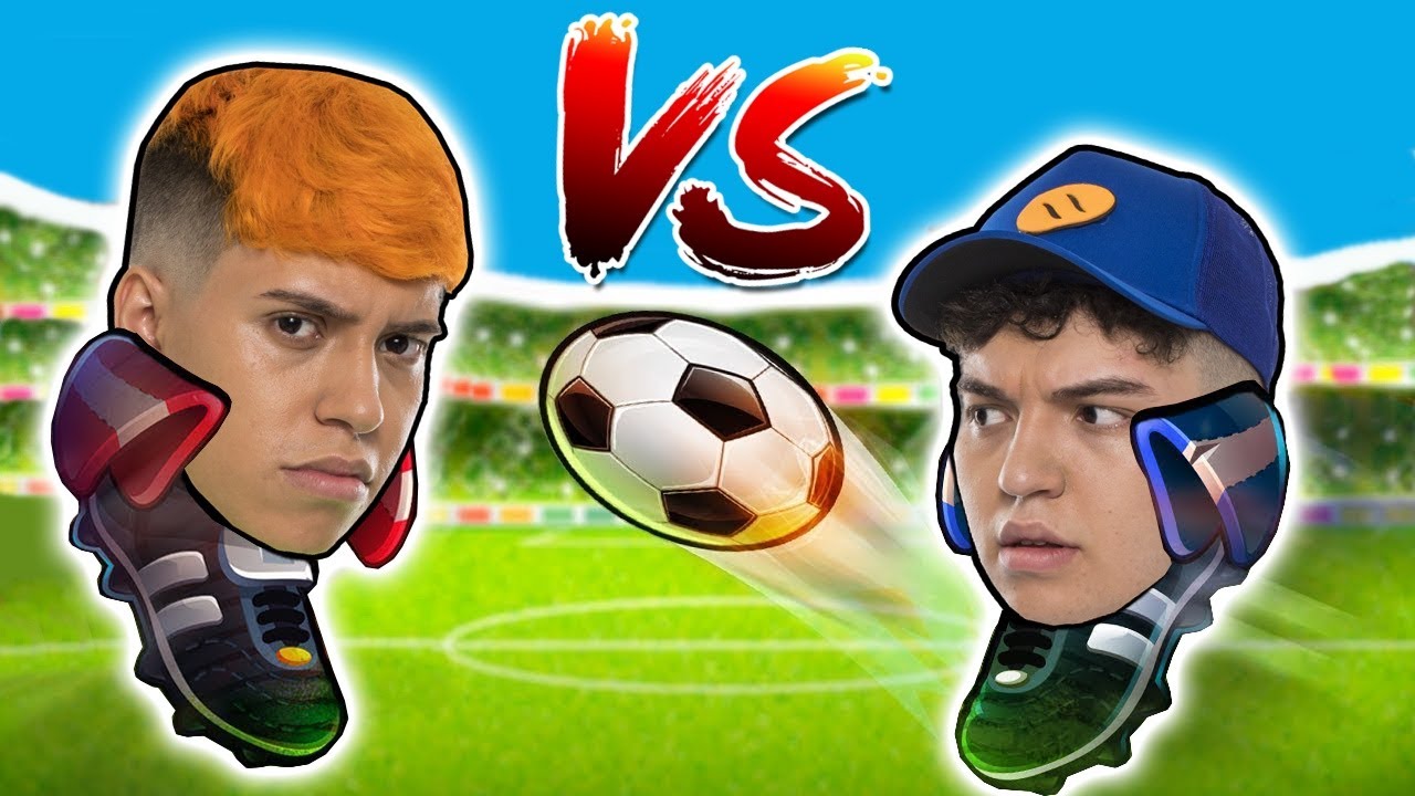 ENTRAMOS NO FUTEBOL DE CABEÇÃO E GANHAMOS SUPER PODERES!! (Head Ball)