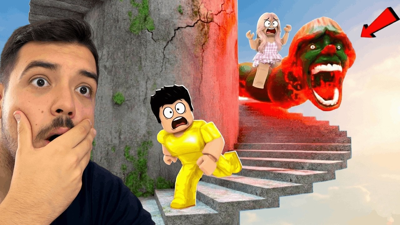KATİL SOLUCANLI KULEYE TIRMANMAYA ÇALIŞTIK 😱 | Roblox Climb Scary Worm Tower