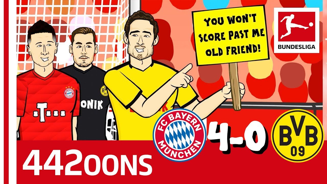 FC Bayern M&uuml;nchen vs. Borussia Dortmund | 4-0 | Der Klassiker - Highlights Powered by 442oons