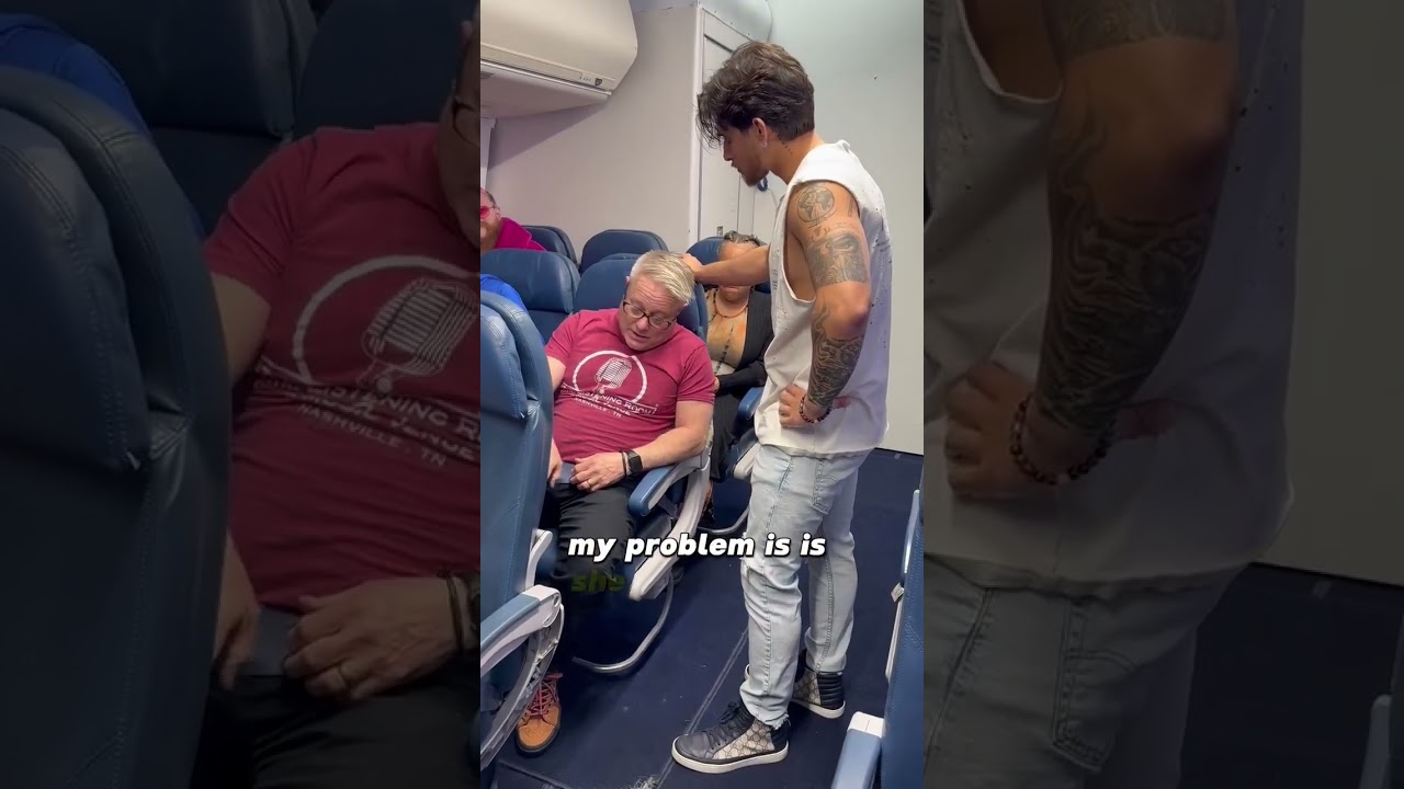 Rude man throws passengers luggage and gets into a fight #prank #funnyprank