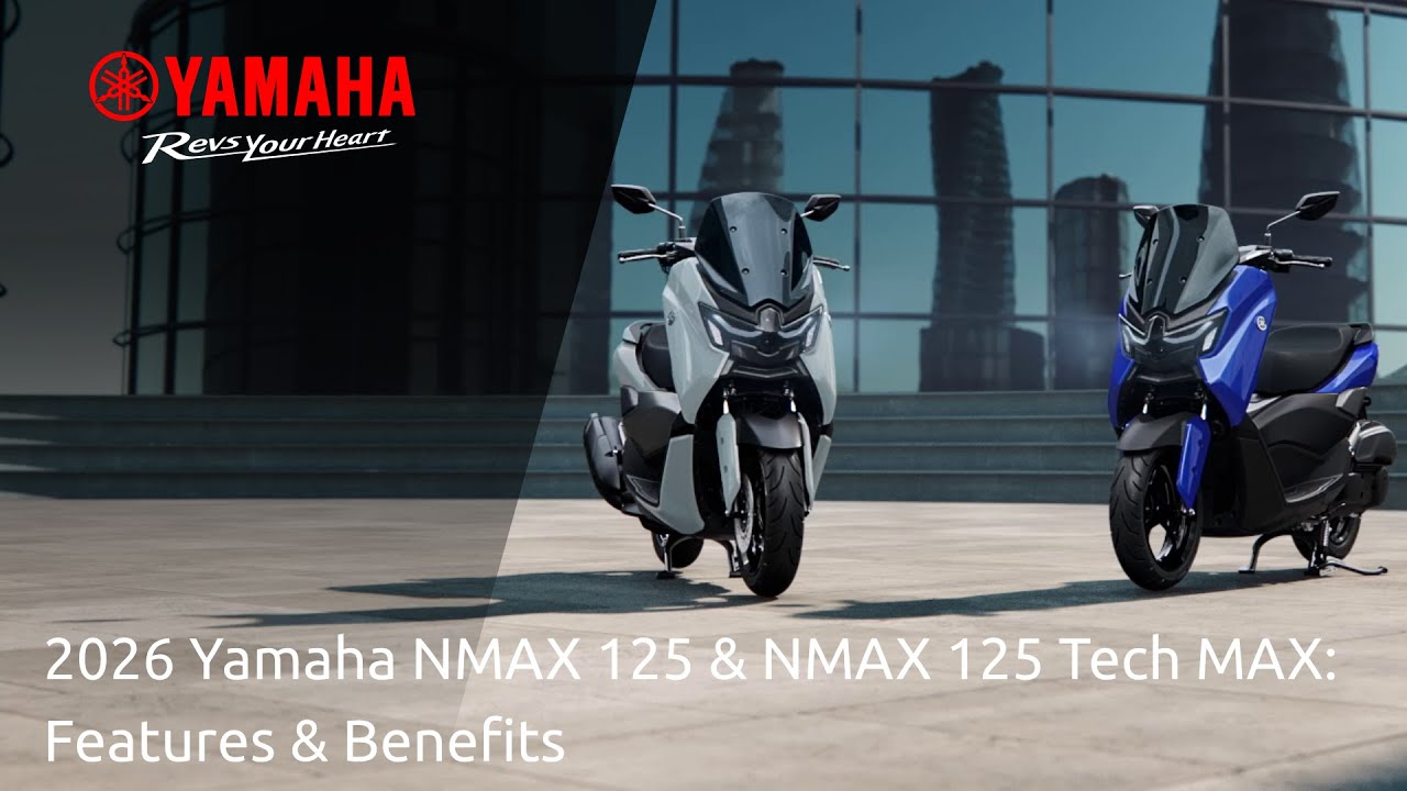 2026 Yamaha NMAX 125 & NMAX 125 Tech MAX: Features & Benefits
