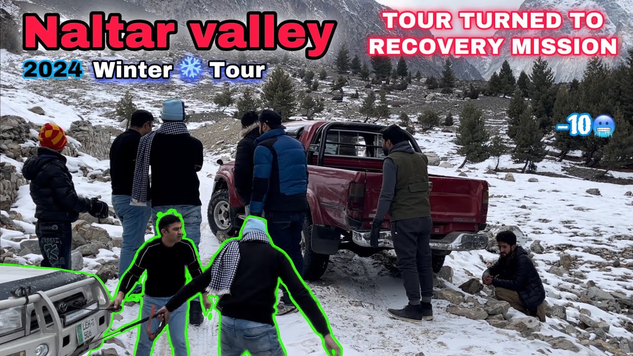 GB . SERIES . EP . 05 || winter NALTAR to SATRANGI & BLUE LAKE dangerous iced covered off road