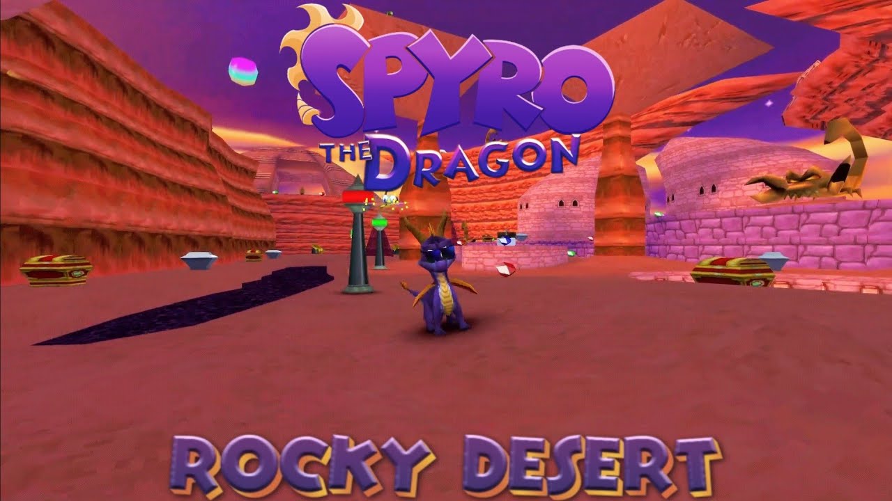 Spyro The Dragon: (Spaghetti) Custom Level: Rocky Desert By AdamTheDragon