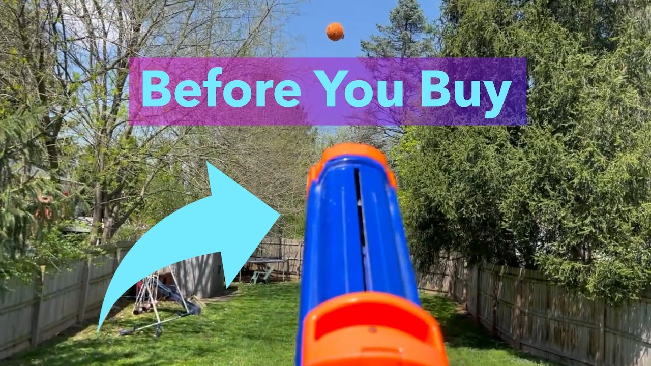 Nerf Dog Tennis Ball Blaster Dog Toy Review