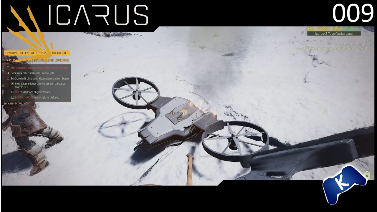 Icarus Elysium 🚀009 S.M.P.L.3  Mission in der Kälte   (Deutsch/4K)
