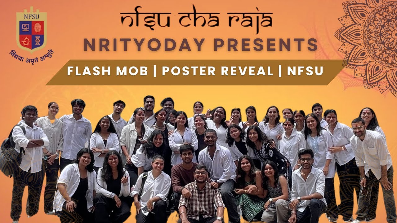 Ganesh Chaturthi | Poster Reveal | Flash Mob | NFSU | NRITYODAY💫