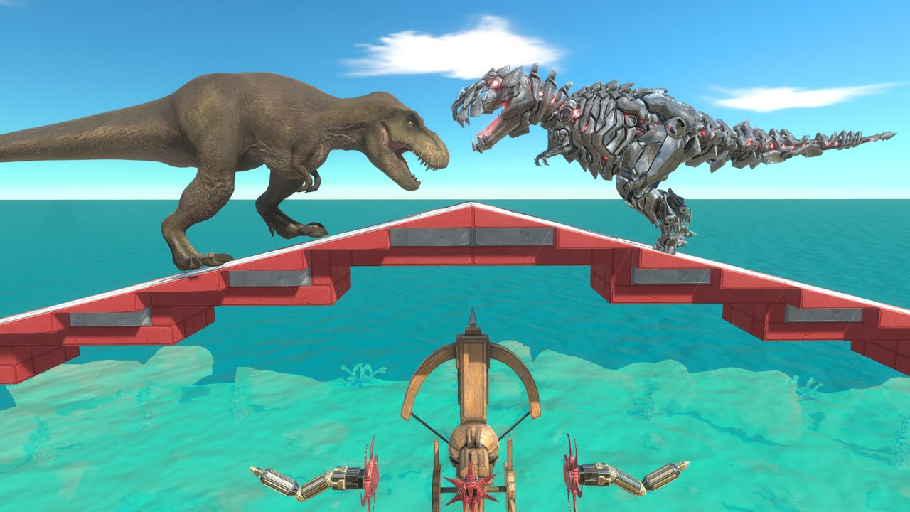 Which One Will Survive the Narrow Bridge Challenge - Animal Revolt Battle Simulator
