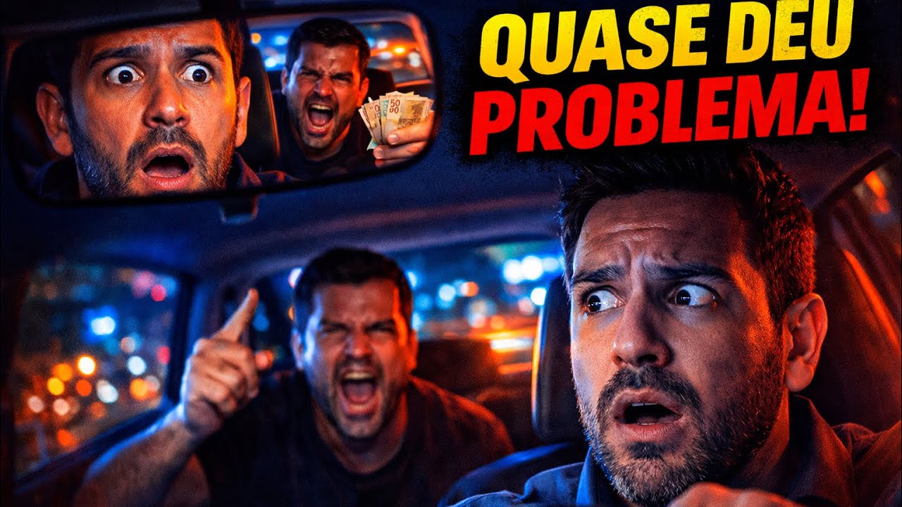 MADRUGADA TENSA EM BH: Passageiro surtou, xingou e ainda tentou me subornar! 😳🚨. O QUE VOCÊ FARIA ?