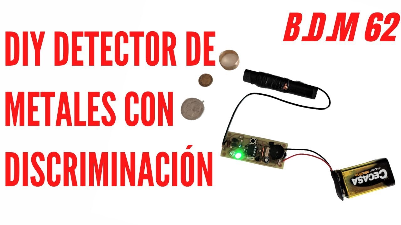 👉💥DETECTOR de METALES tipo pinpointer con discriminación💥