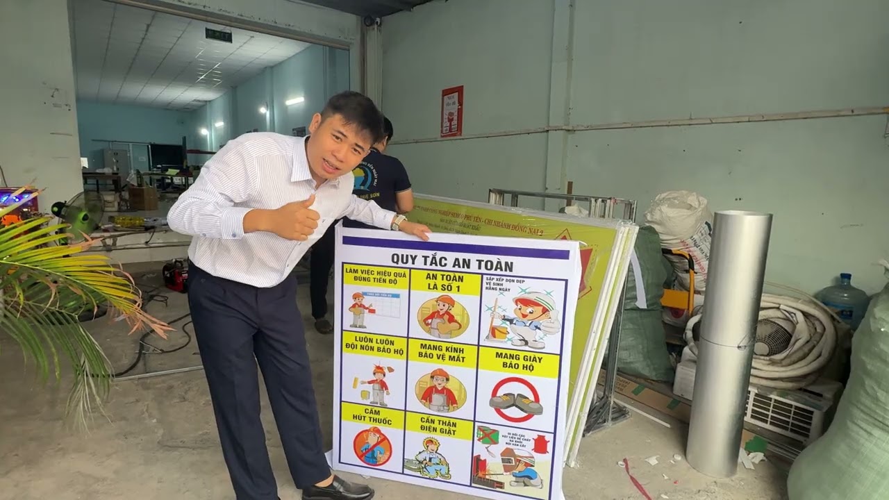BIỂN QUY TẮC AN TOÀN CHO DỰ ÁN XÂY DỰNG VÀ NHÀ MÁY SẢN XUẤT BIỂN KHUNG TUYỂN DỤNG