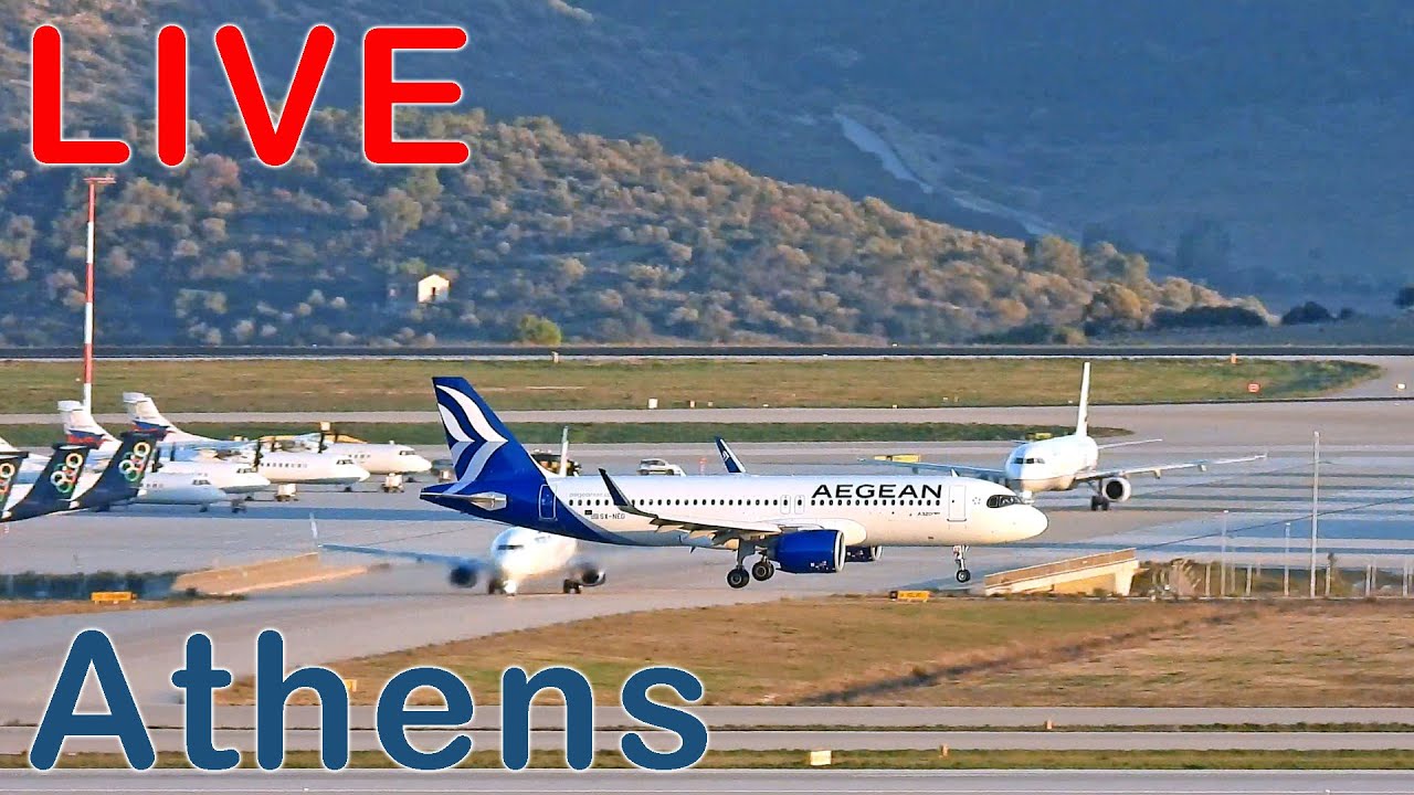 🔴 LIVE Athens Airport / Multicam x3