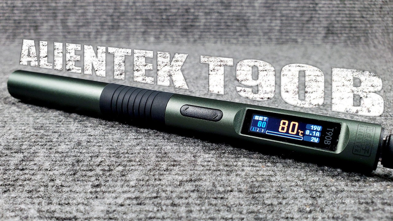 ALIENTEK T90B: паяльник с цветным дисплеем и мощностью 140W