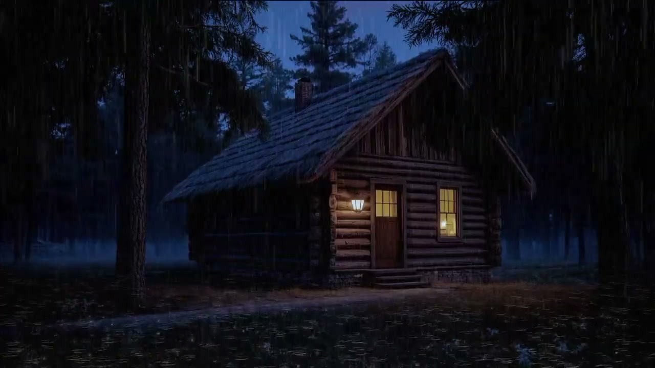 Relaxing Rain Sounds for Sleep | Calm Thunderstorm Ambience 🌙⛈️😌