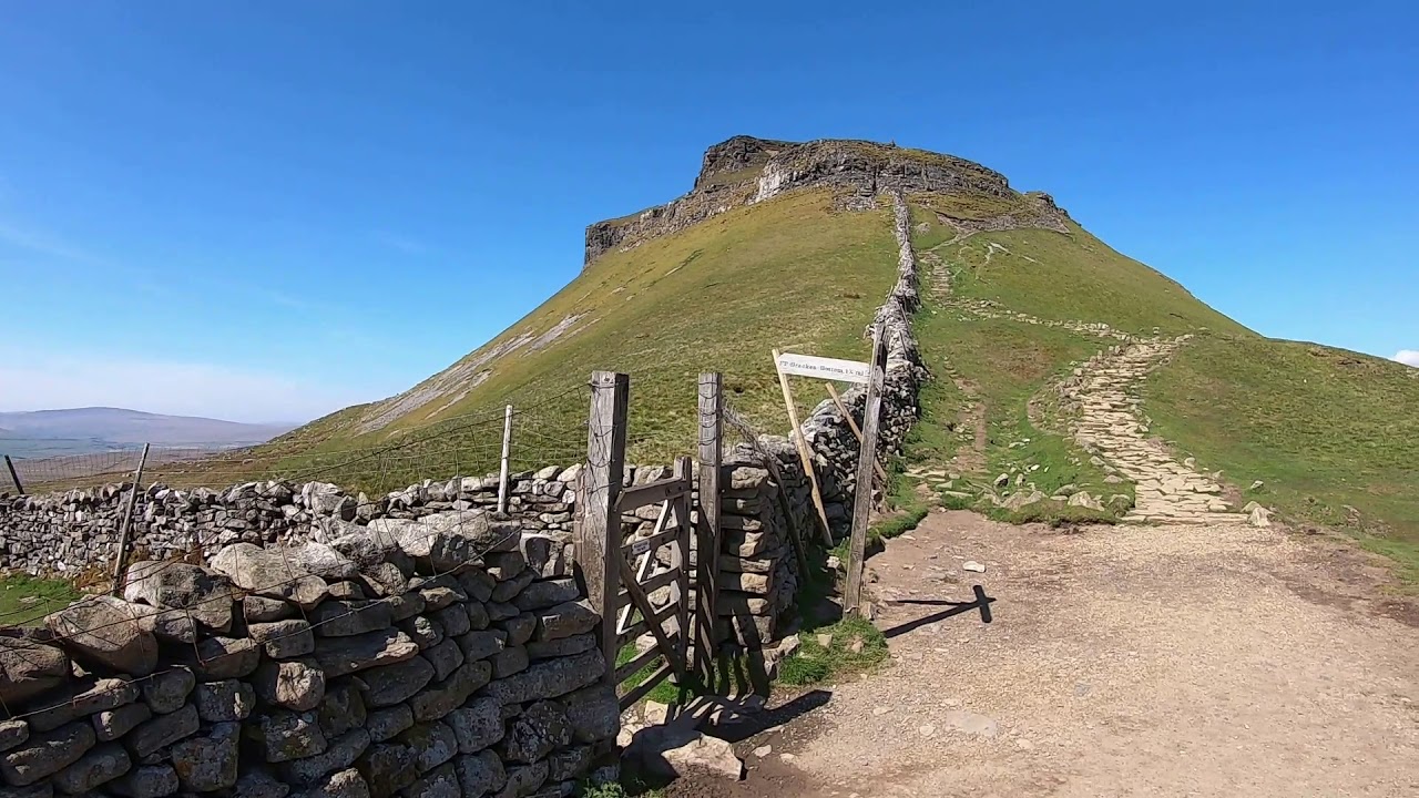 Dales 30  - Pen-y-Ghent, Western Dales  - a sunny walk from Dale Head up a proper little Mountain.