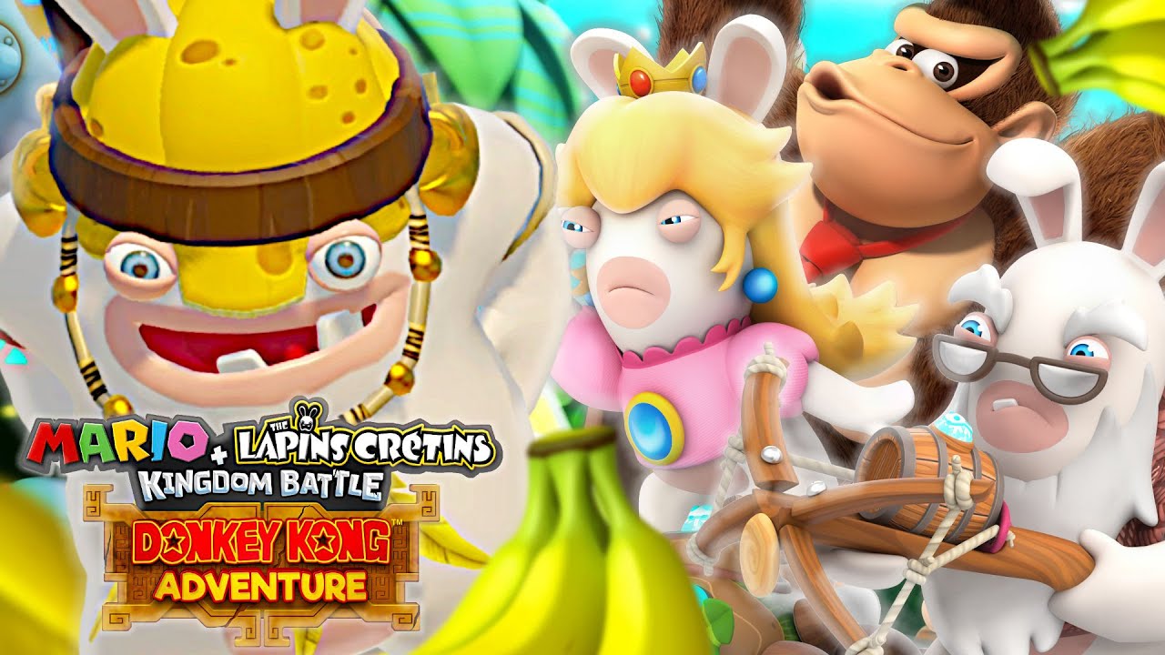 ON AFFRONTE DES NOUVEAUX MONSTRES ! MARIO ET LES LAPINS CRETINS DLC DONKEY KONG ADVENTURE !