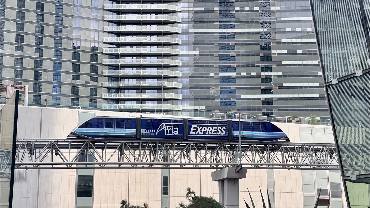 On the Aria Tram while Vegas was asleep Dec 2025