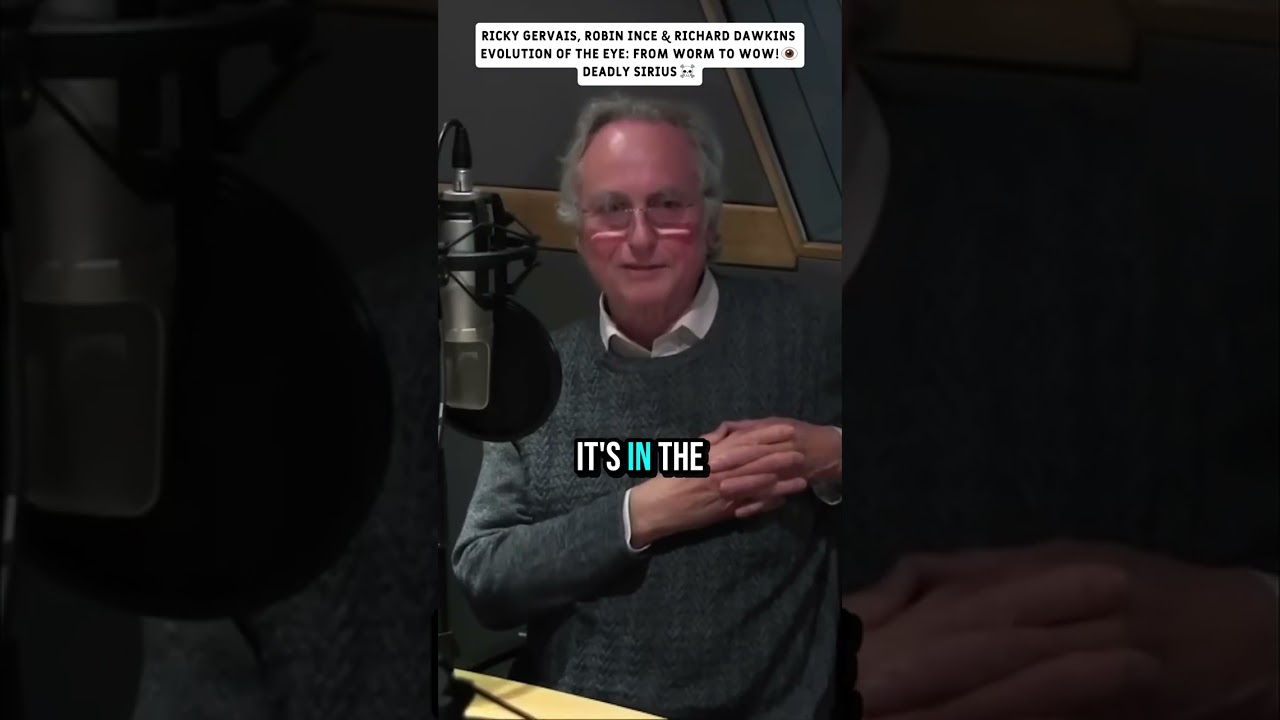 Ricky Gervais, Robin Ince & Richard Dawkins - Evolution of the Eye: From Worm to WOW!