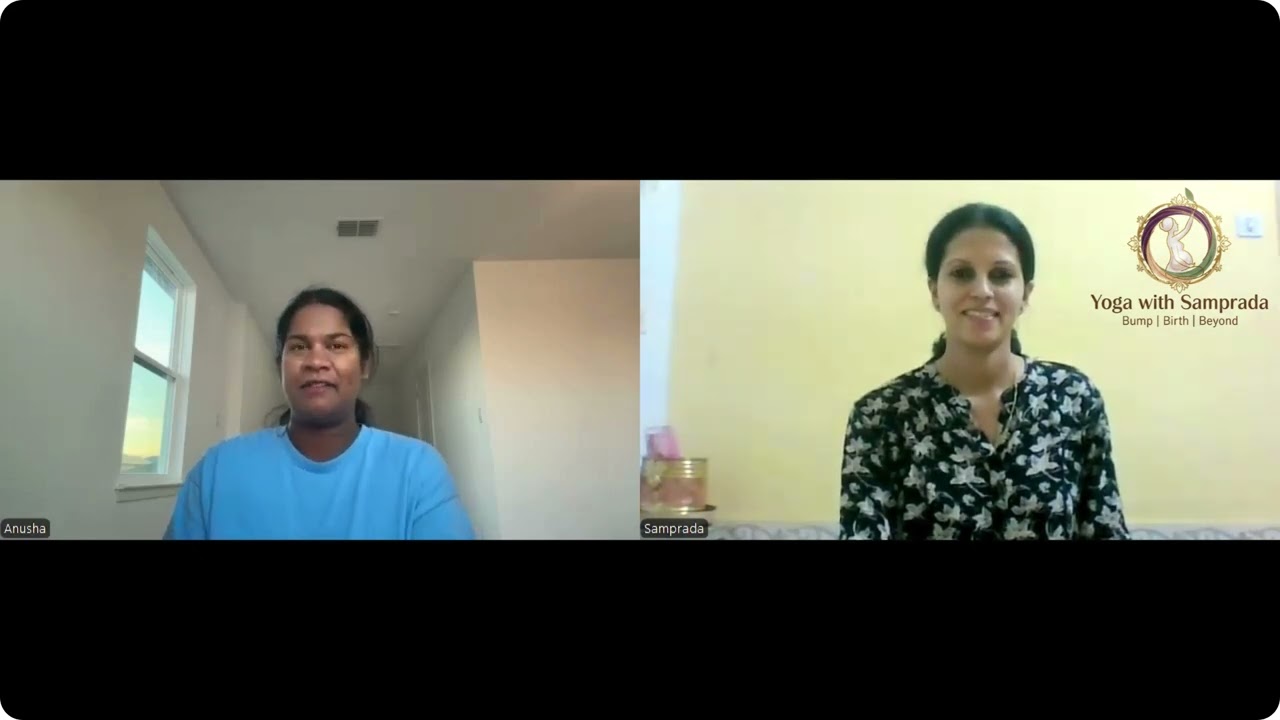 ANUSHA's Prenatal Yoga Experience