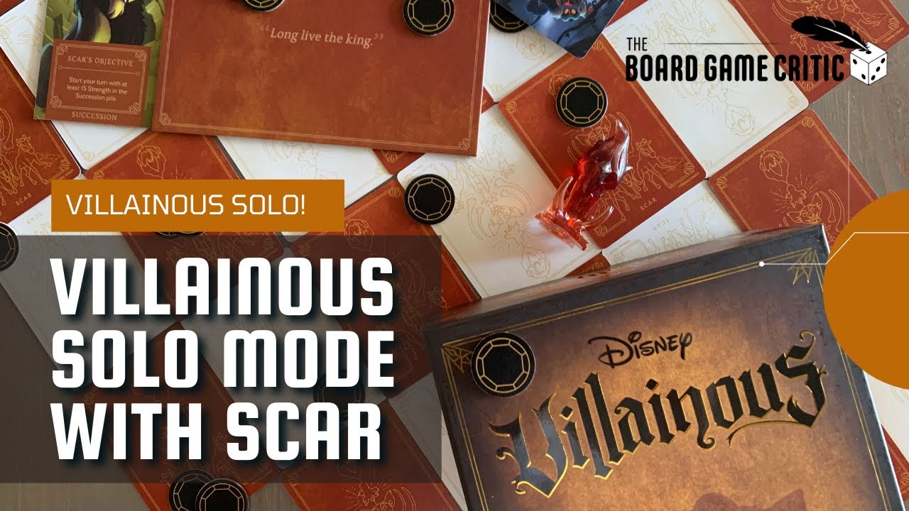 Solo Disney Villainous Board Game - Scar