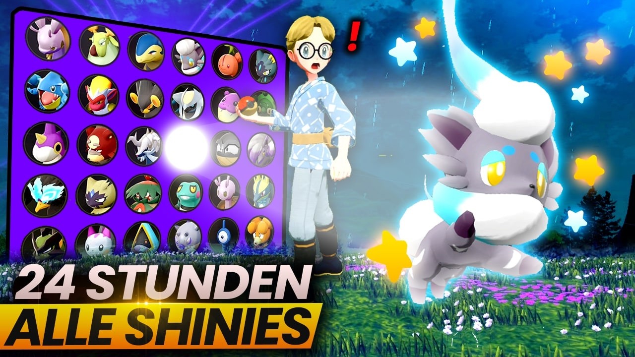 Ich habe 24H um die PERFEKTE Shiny Pokémon Box zu fangen! ✨