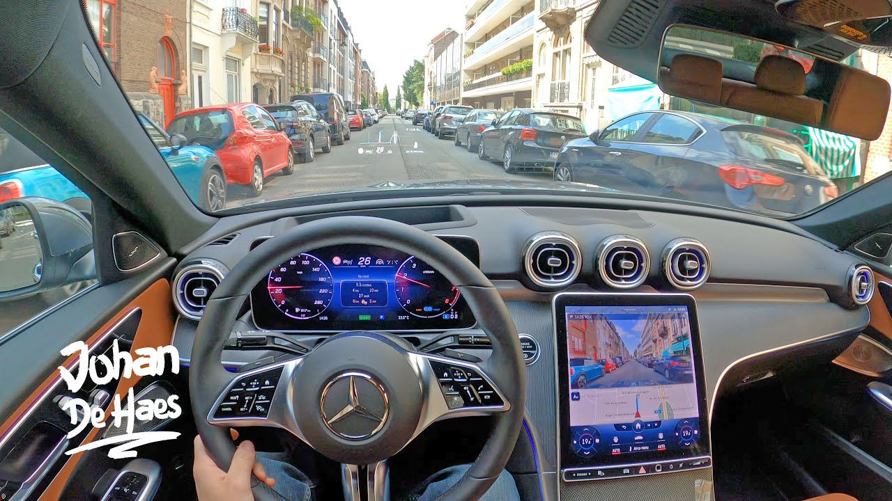 2021 MERCEDES C200 C-CLASS 204 HP POV TEST DRIVE