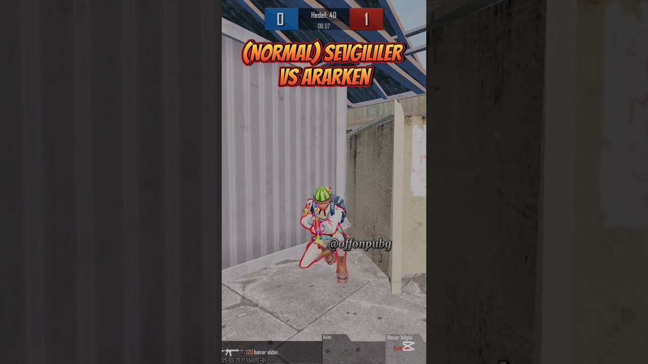 Normal Sevgililer Ve Ben Vs Atarken 😅#offon #pubgmobile #offonpubg #pubg #keşfet