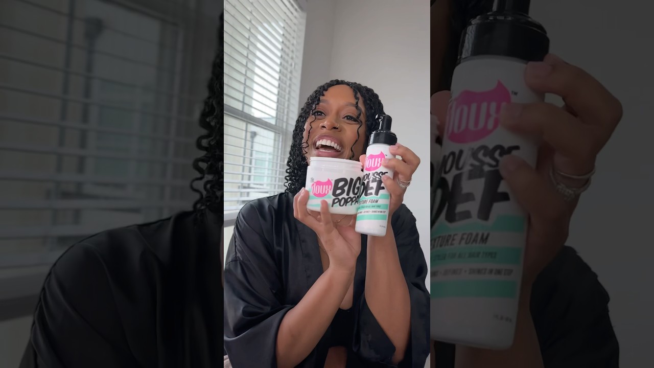 🚨NEW WASH & GO COMBO‼️We used @TheDoux BigPoppa & Mousse Def❤️ #naturalhair #washngo #type4hair