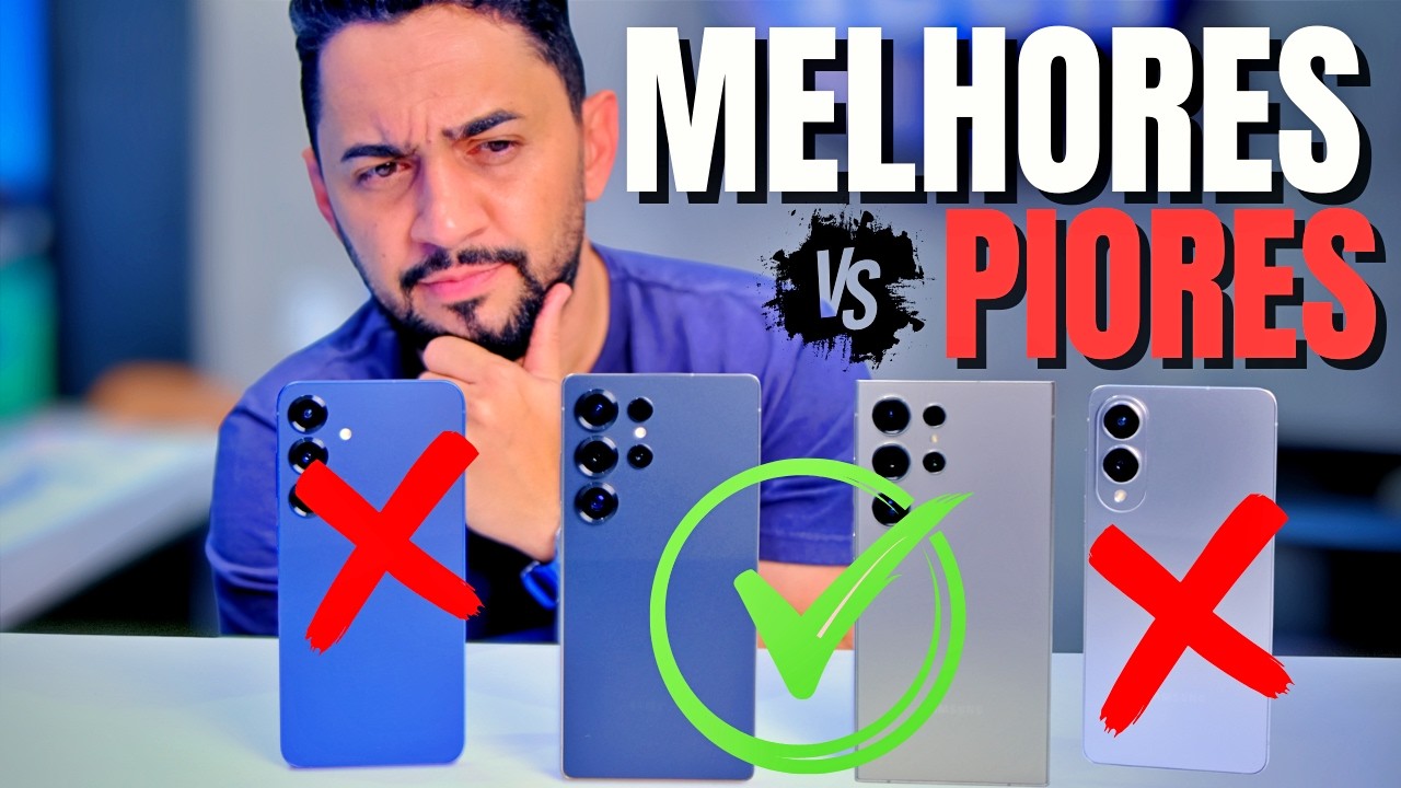Vou contar a VERDADE sobre os Celulares Samsung em 2025 (Melhores x Piores)