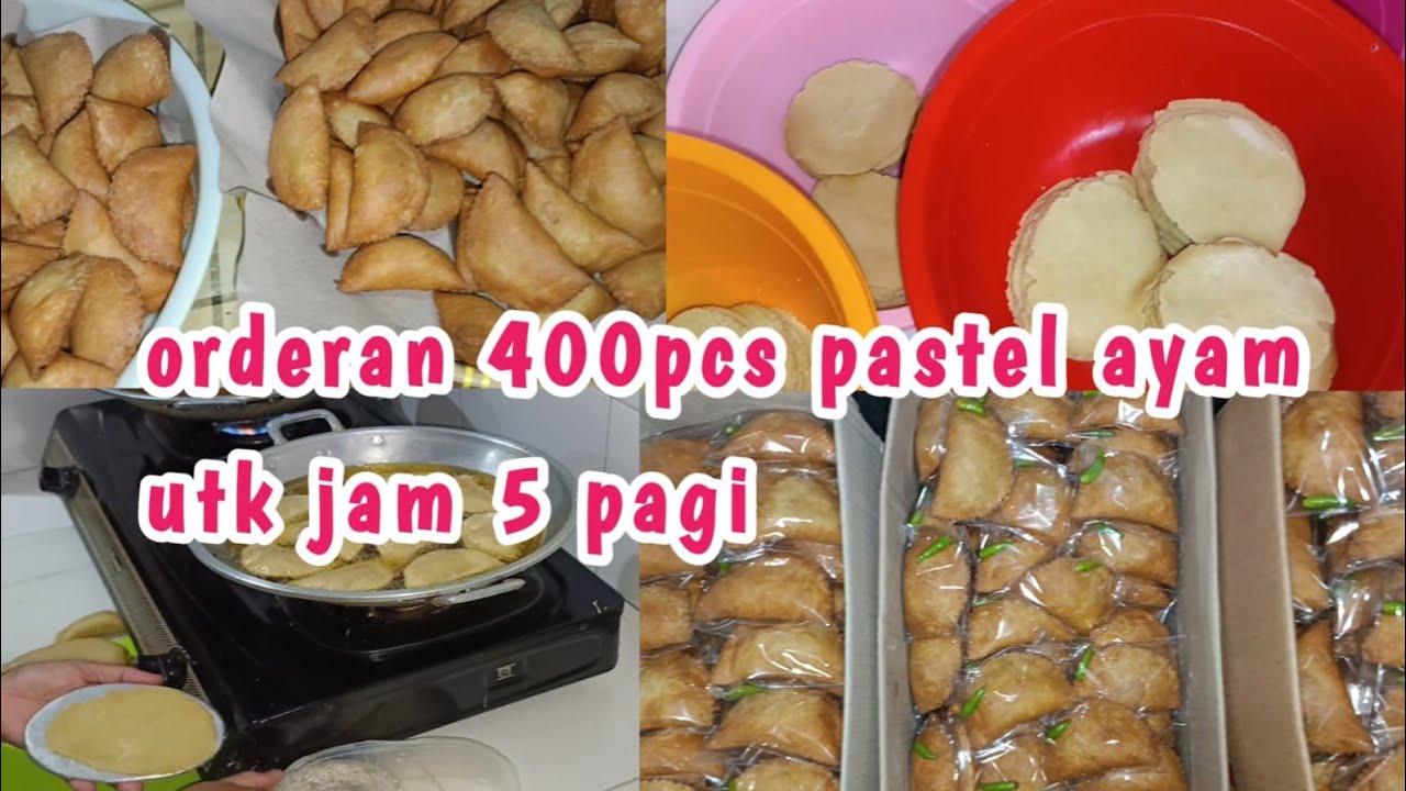 USAHA KECIL PASTEL, ORDERAN 400pcs UNTUK JAM 5 PAGI
