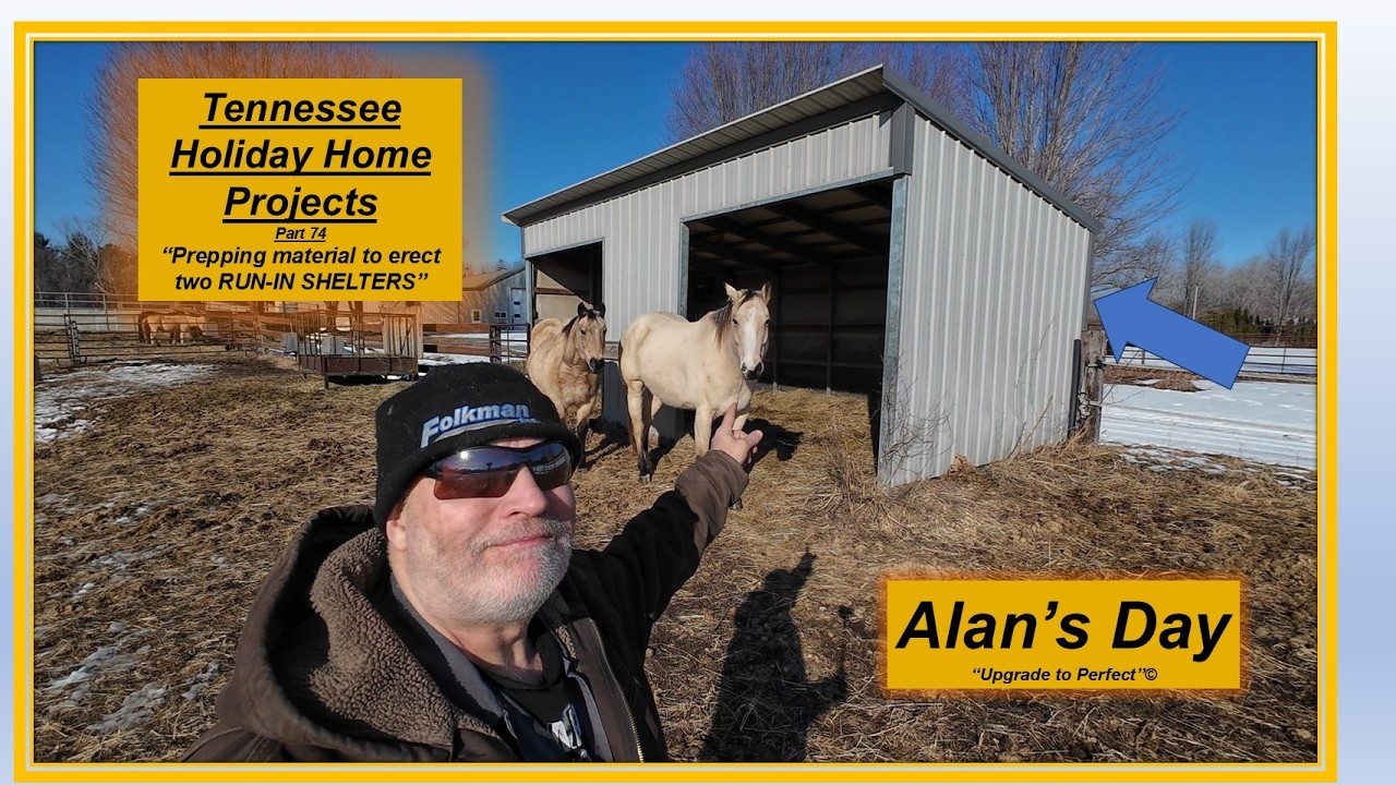 День Алана - ЧАСТЬ 74 - Проекты рождественских домов в Теннесси - «Подготовка материалов для возв...