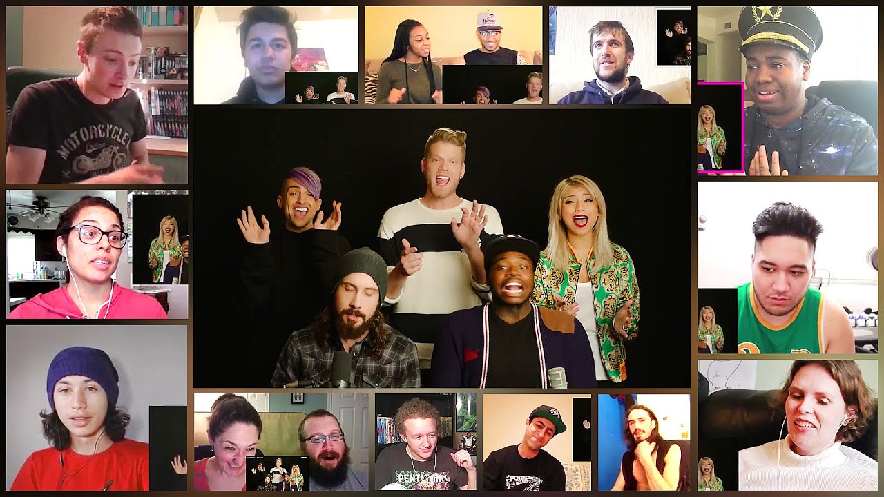 No - Pentatonix (Meghan Trainor Cover) Reaction's Mashup (15 Best Reaction's)