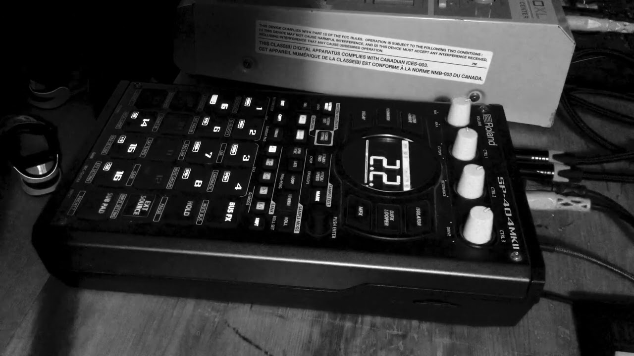 Dark Boom bap on the SP 404mk2