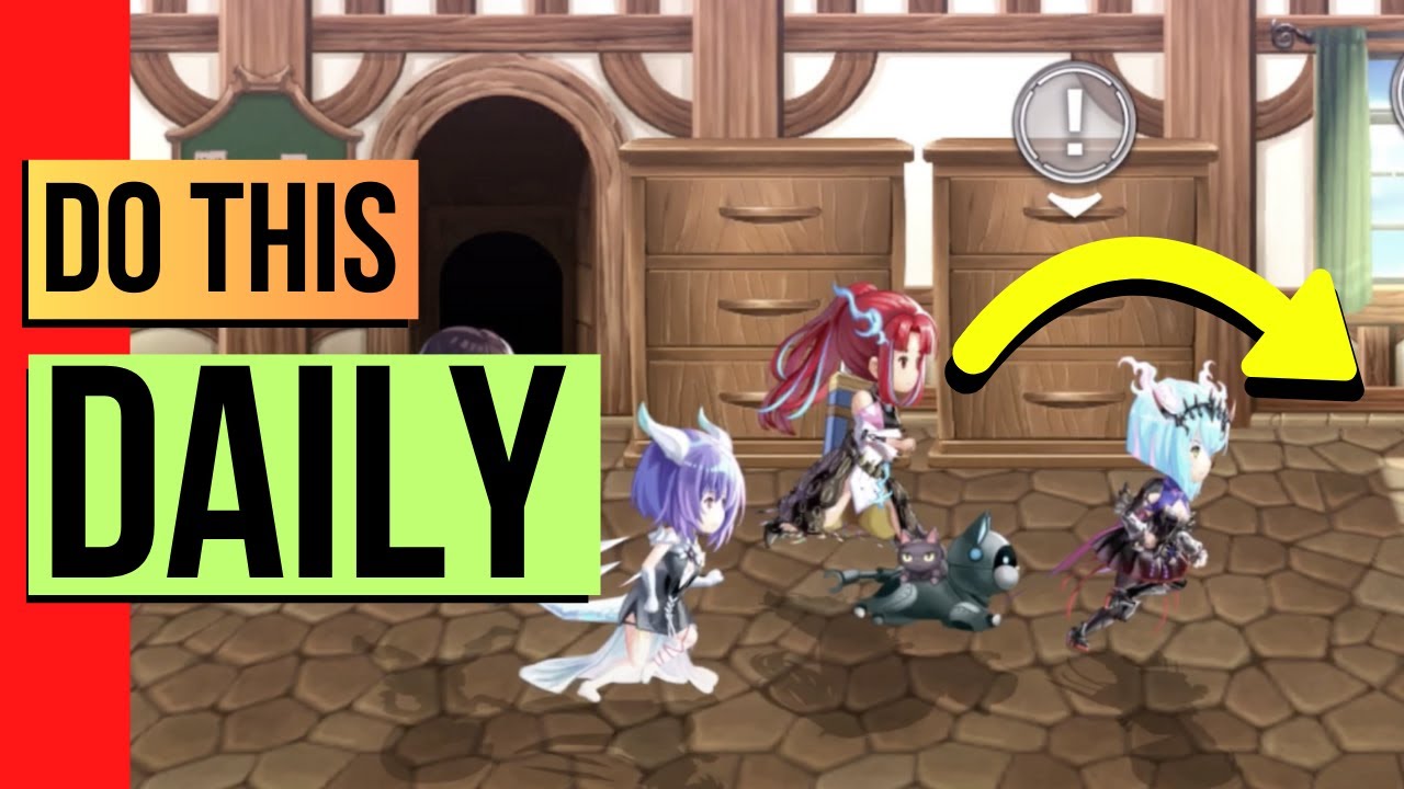 [Another Eden] Daily Routine For Chronos Stones, EXP, FREE Characters, Grasta and BEST Weapons!